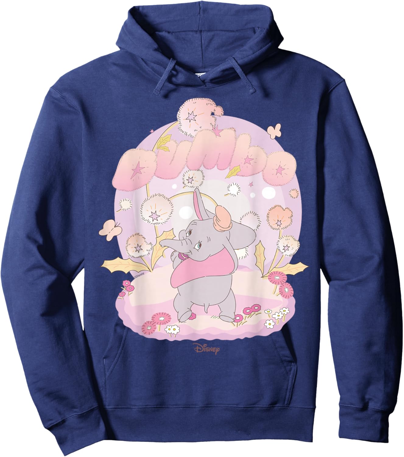 Disney Dumbo Classic Jumbo Kawaii Hoodie - Hoodie | Navy
