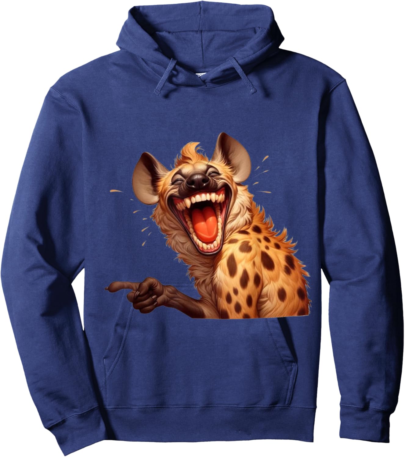 Humorous Hyena. Hoodie - Hoodie | Navy