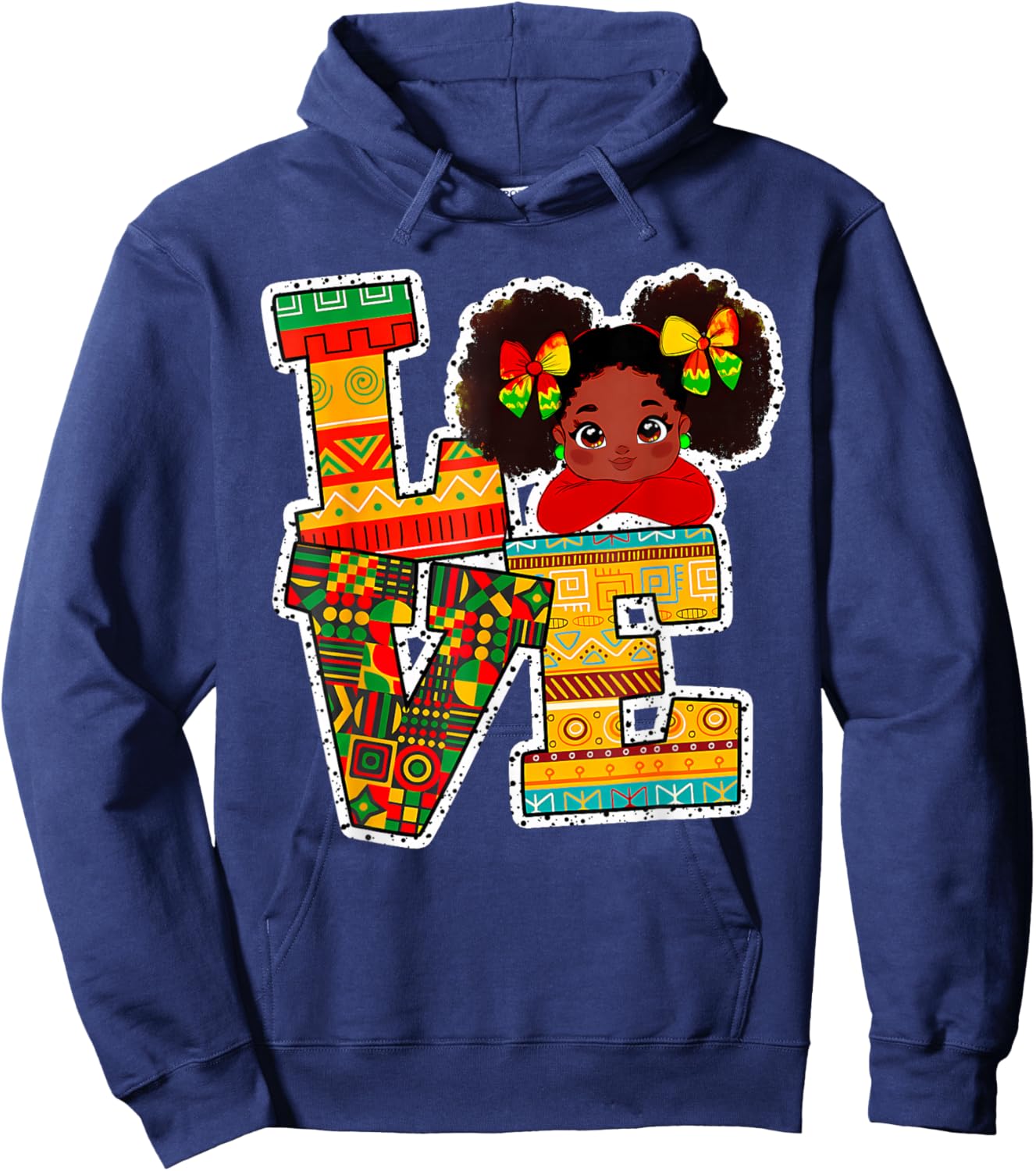American African Hoodie - Hoodie | Navy