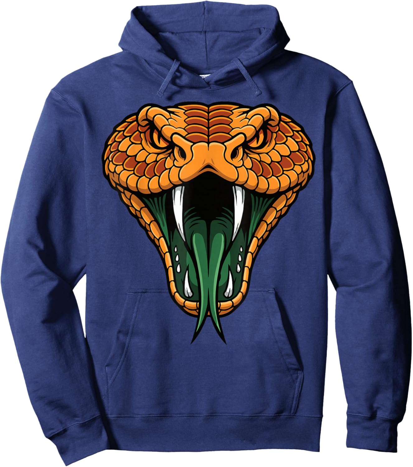Rattlers Face Name Vintage Retro Hoodie - Hoodie | Navy