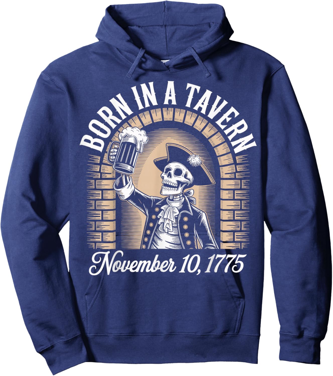Born Tavern 1775 Hoodie - Hoodie | Navy