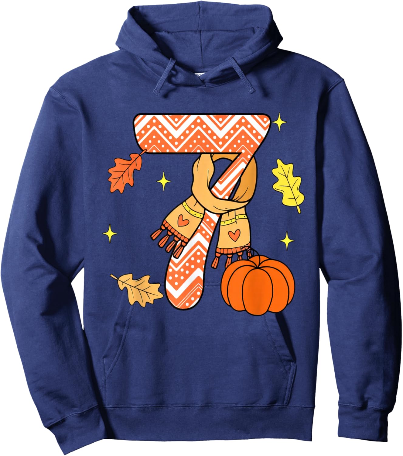 67 Fall Autumn Pumpkin Meme Funny Six Seven Hoodie - Hoodie | Navy