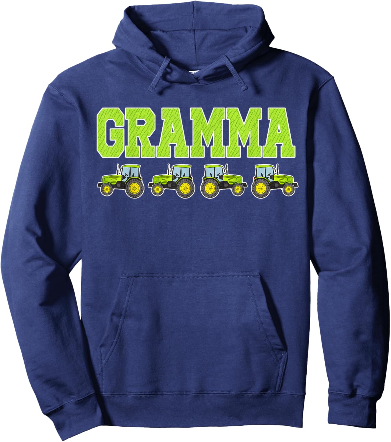 Gramma Tractor Farm Trucks Family Party Hoodie - Hoodie | Navy