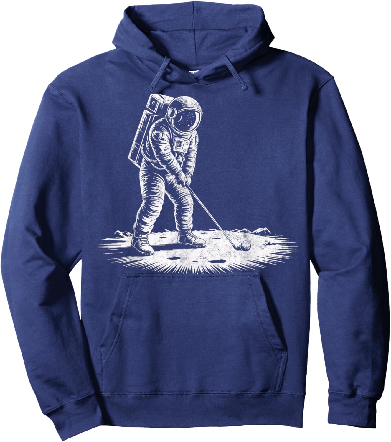Astronaut Golf Player Golfer Golfing Funny Golf Hoodie - Hoodie | Navy