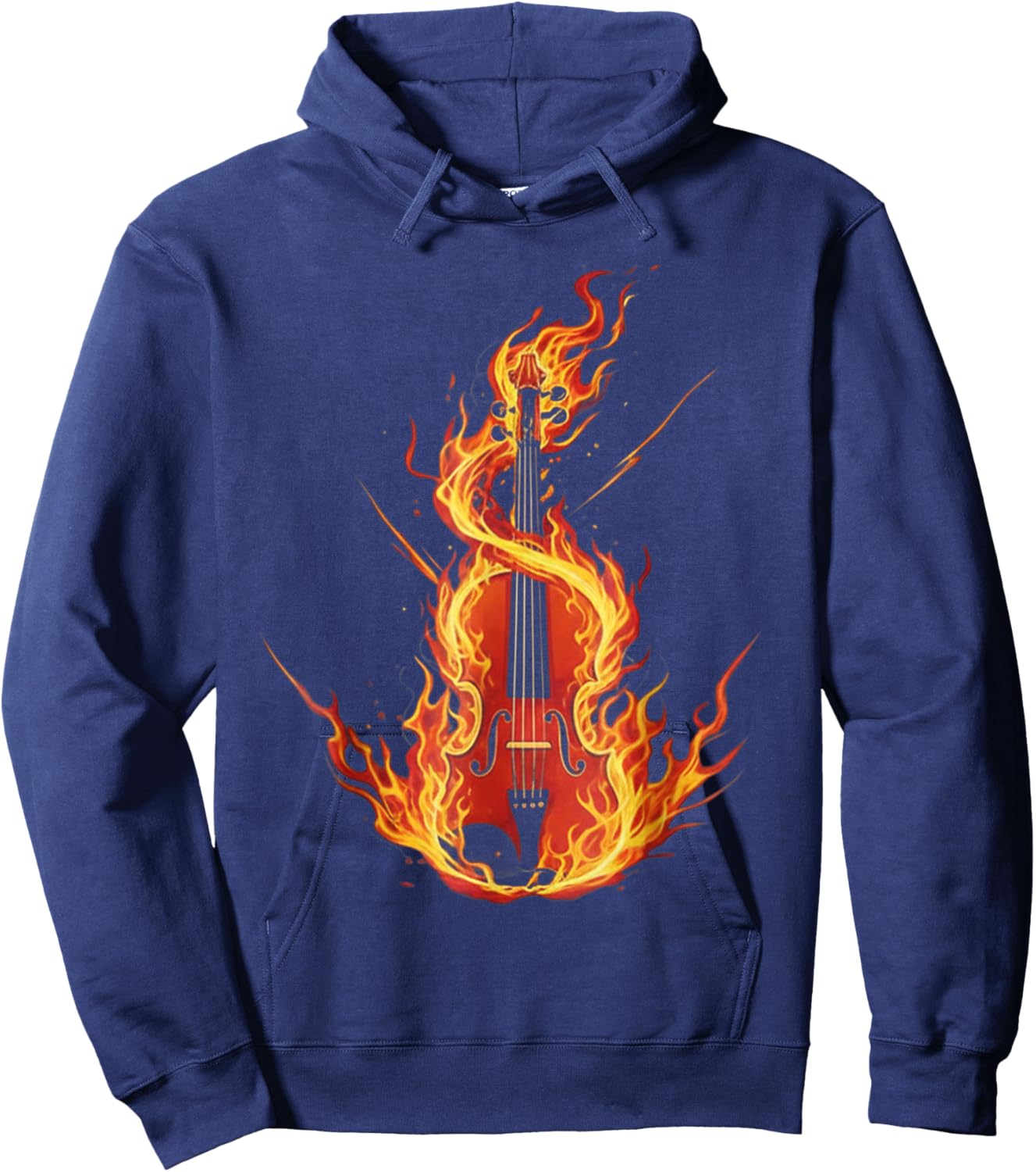 Violinist Music Violin Instrument Women Kids Hoodie - Hoodie | Navy