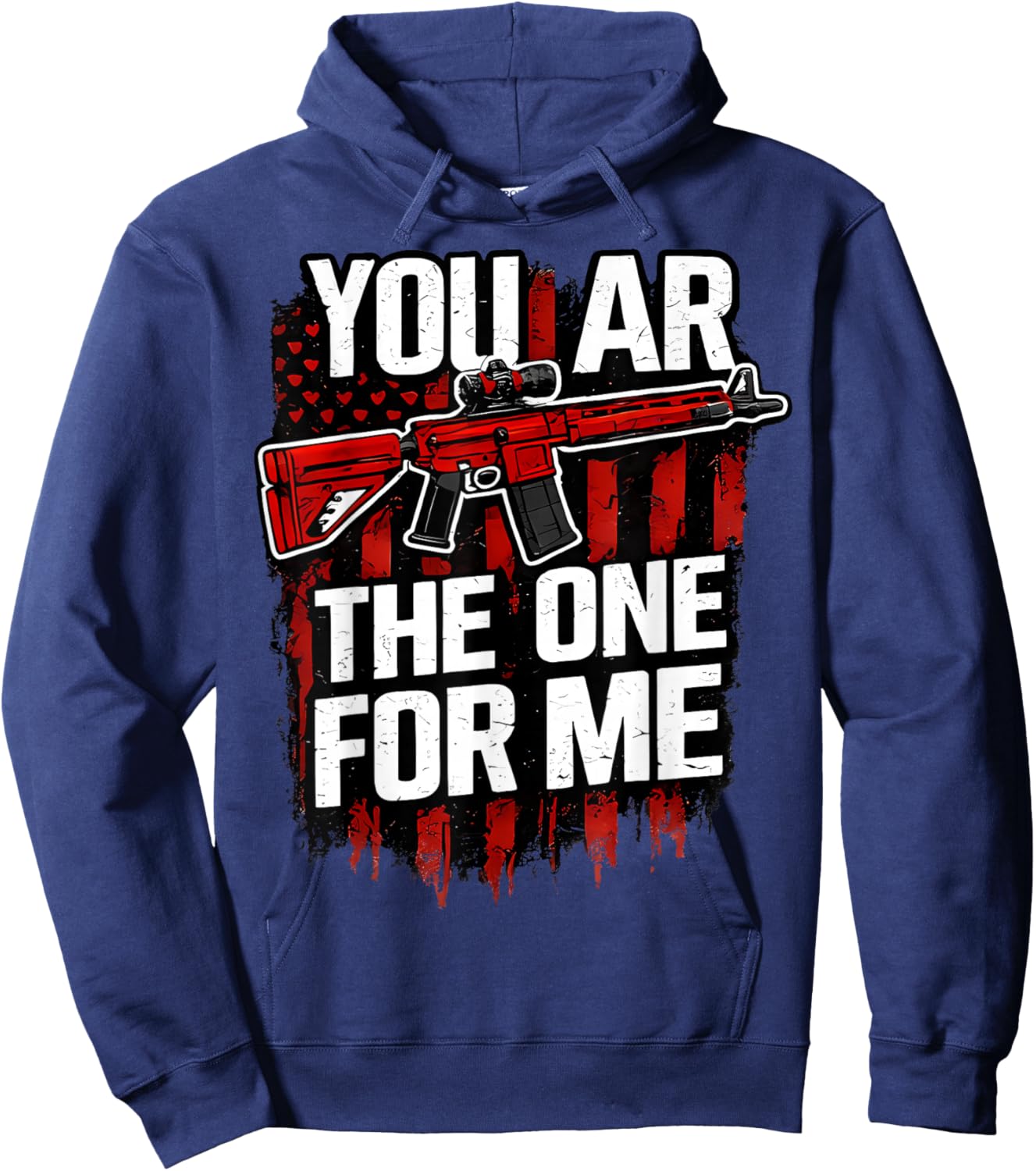 You AR The One for Me Hoodie - Hoodie | Navy