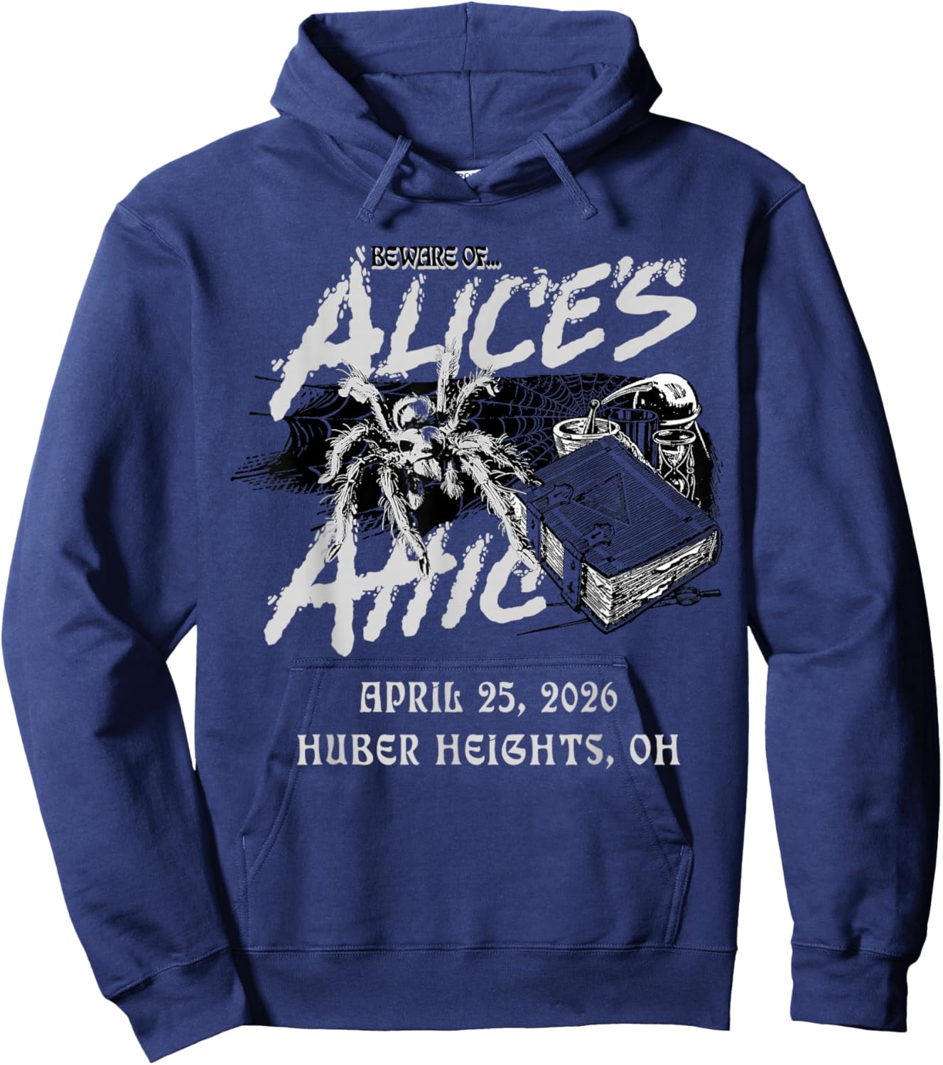 Alice Cooper 2026 Tour Huber Heights Hoodie - Hoodie | Navy
