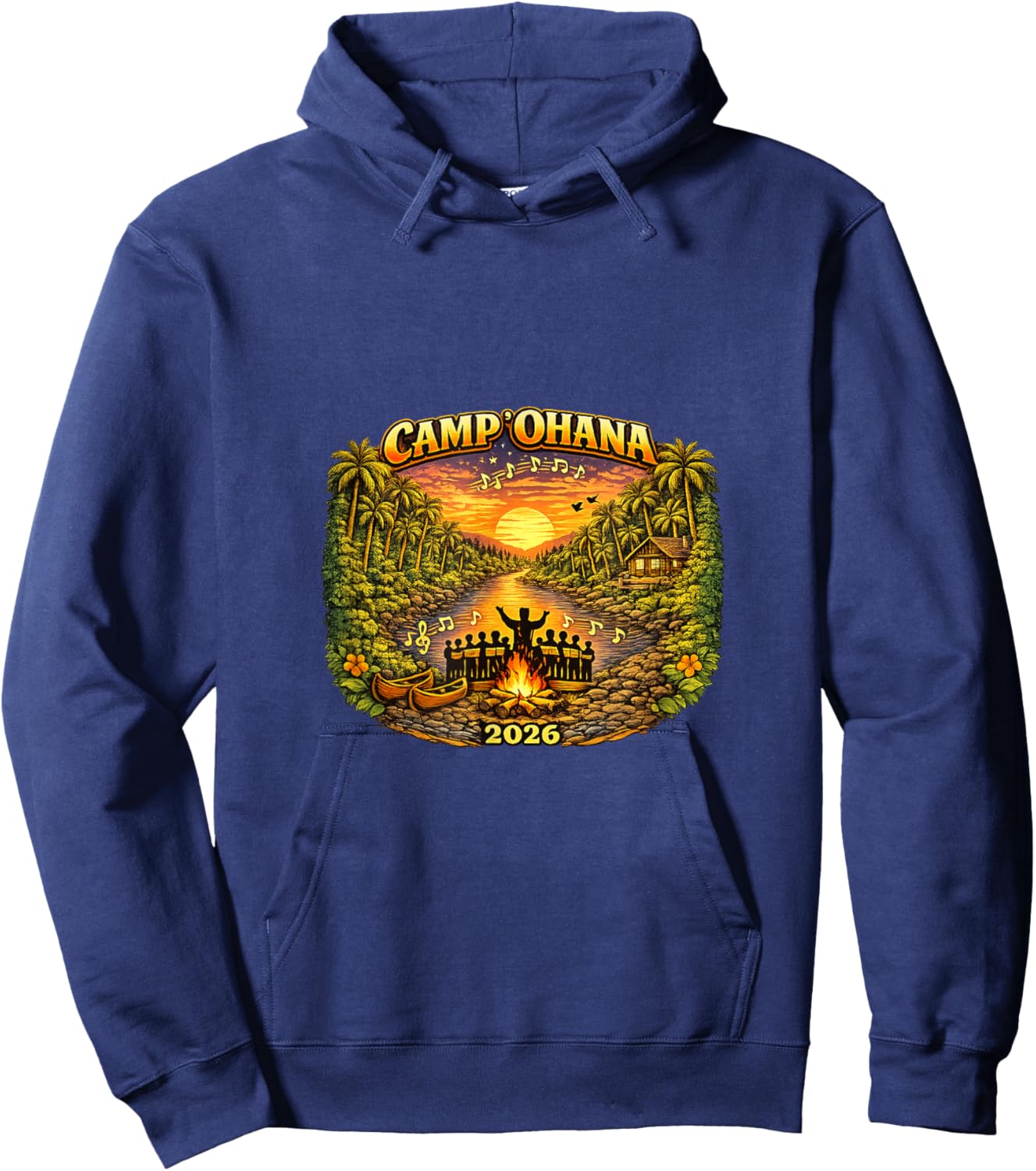 GMCSF Camp Ohana Retreat Hoodie - Hoodie | Navy