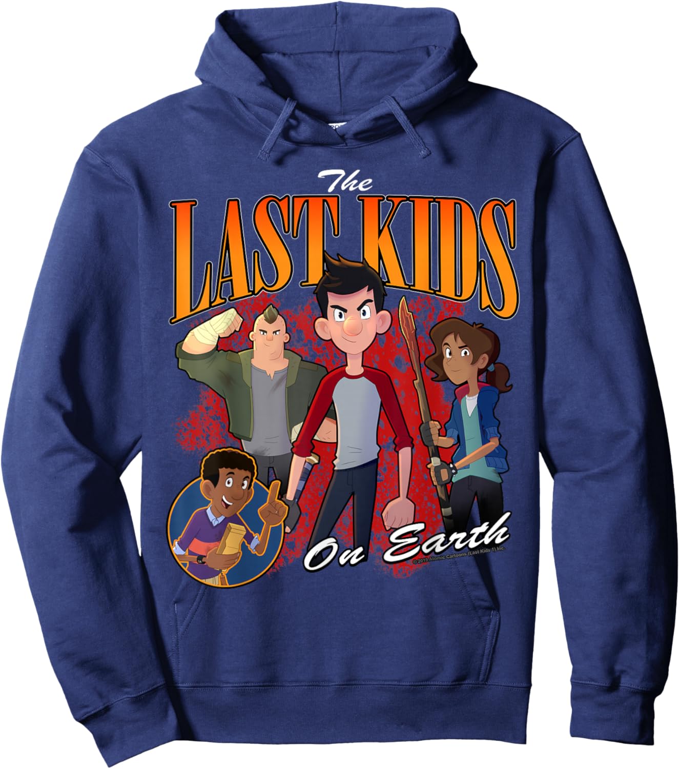 Last Kids Group Bootleg Hoodie - Hoodie | Navy