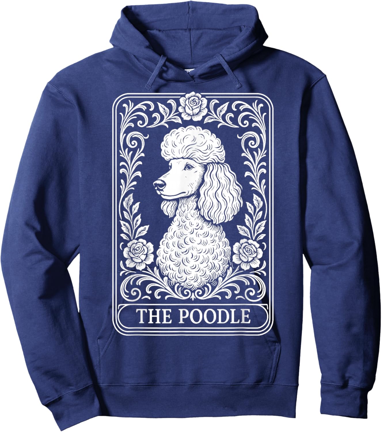 The Poodle Tarot Card Hoodie - Hoodie | Navy