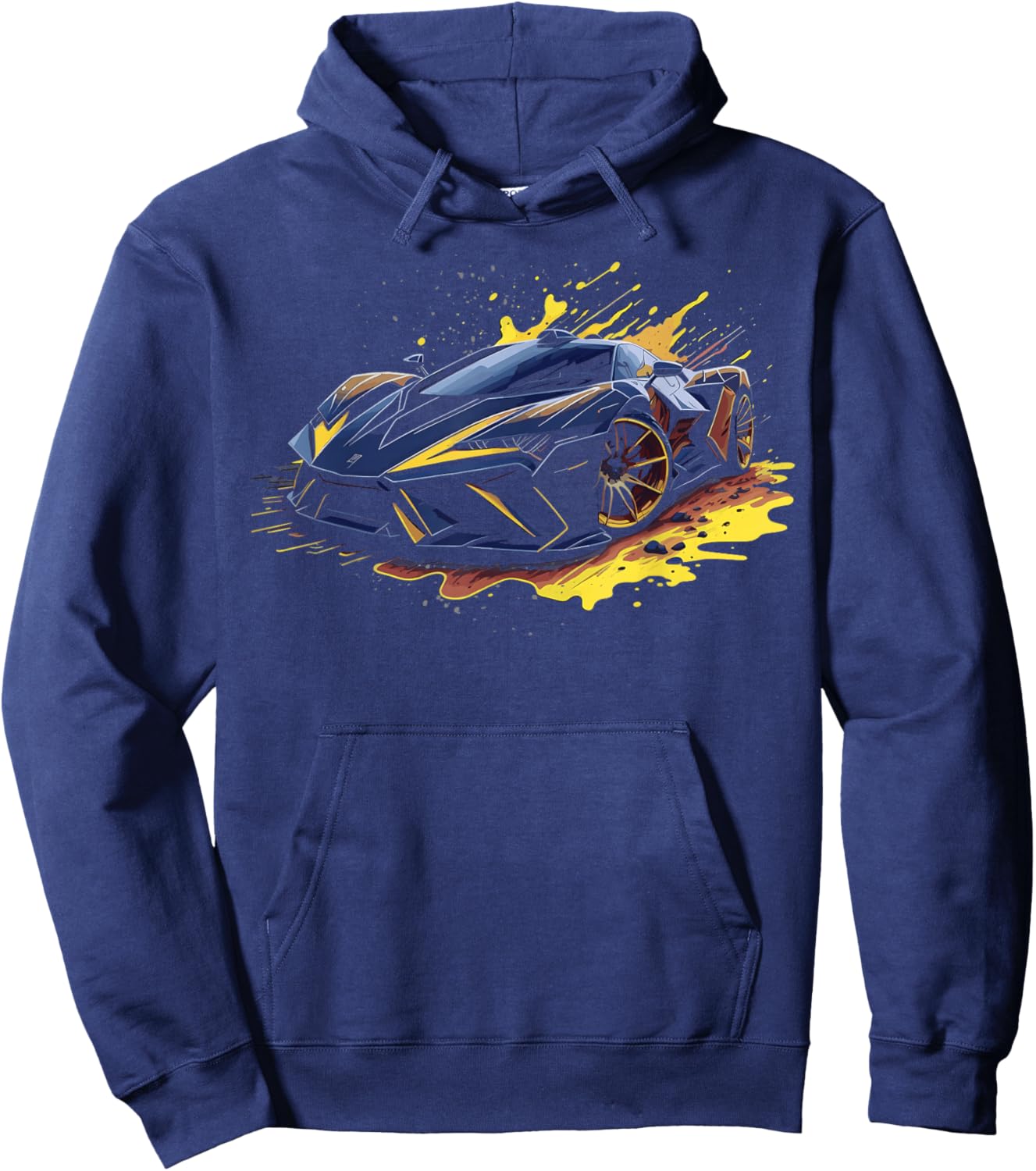 Sports Car Supercar Hoodie - Hoodie | Navy