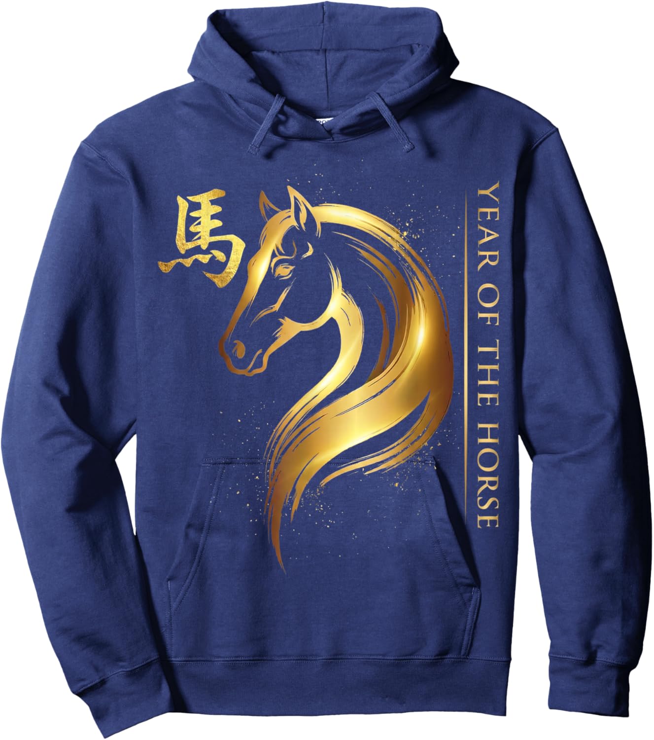Chinese New Year 2026 Year of The Horse Hoodie - Hoodie | Navy