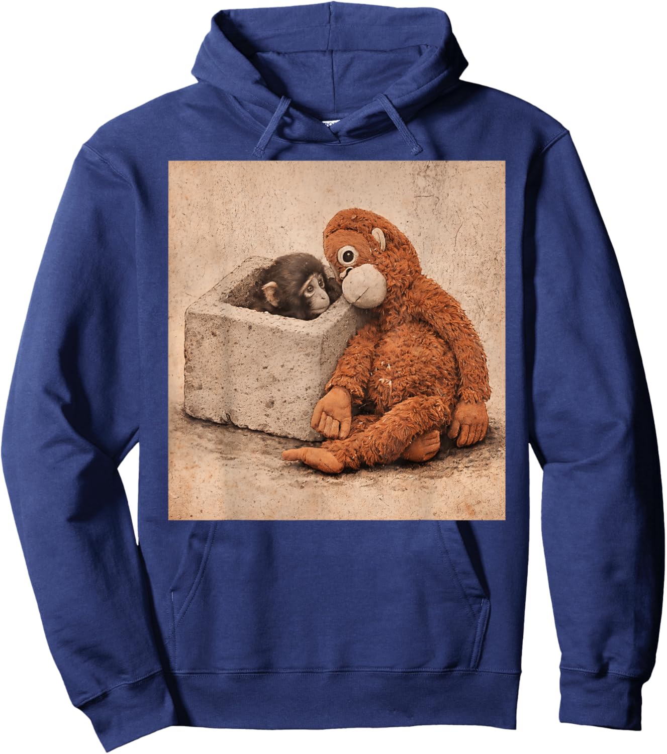 Baby Monkey Punch Hoodie - Hoodie | Navy