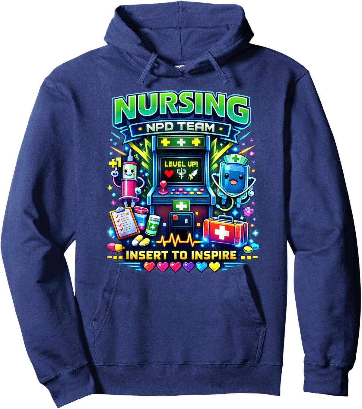 The Inspiration Machine Hoodie - Hoodie | Navy