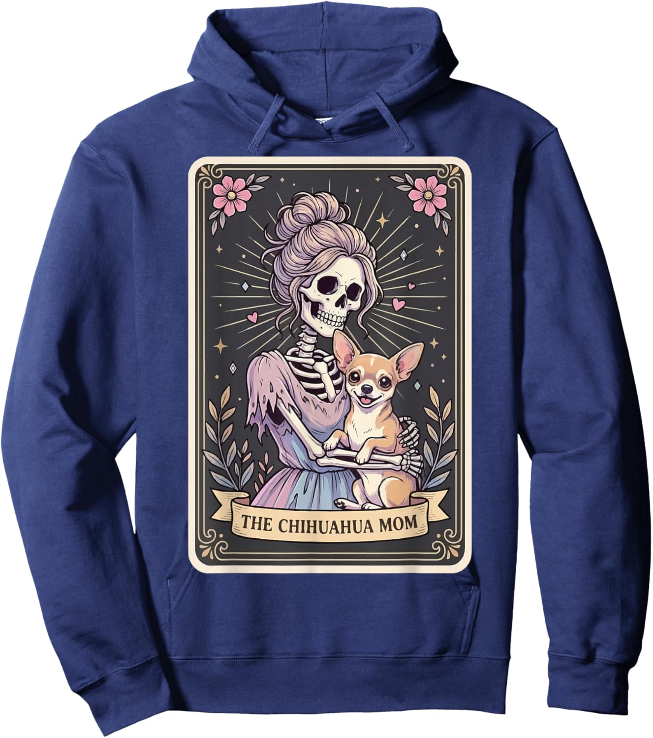 The Chihuahua Mom Tarot Card Hoodie - Hoodie | Navy