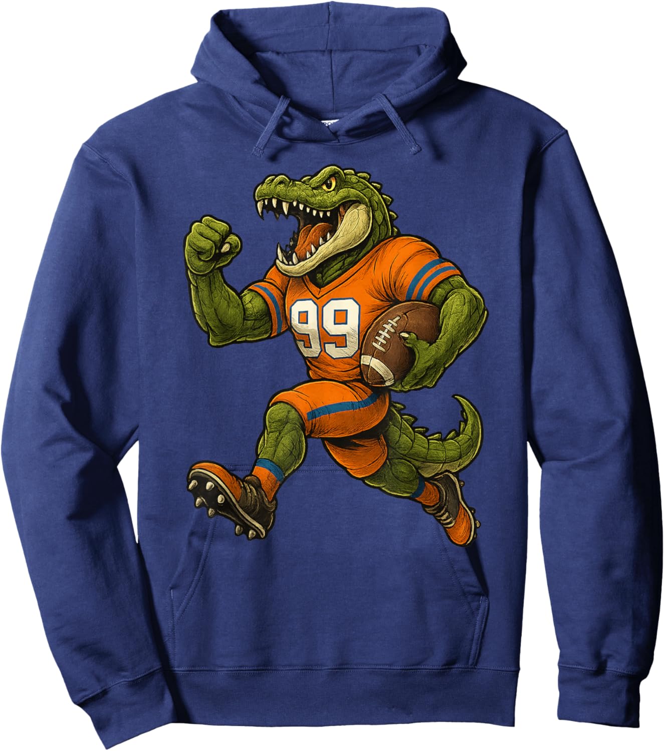 Fierce Gator Animal Graphic Women and Kids Hoodie - Hoodie | Navy