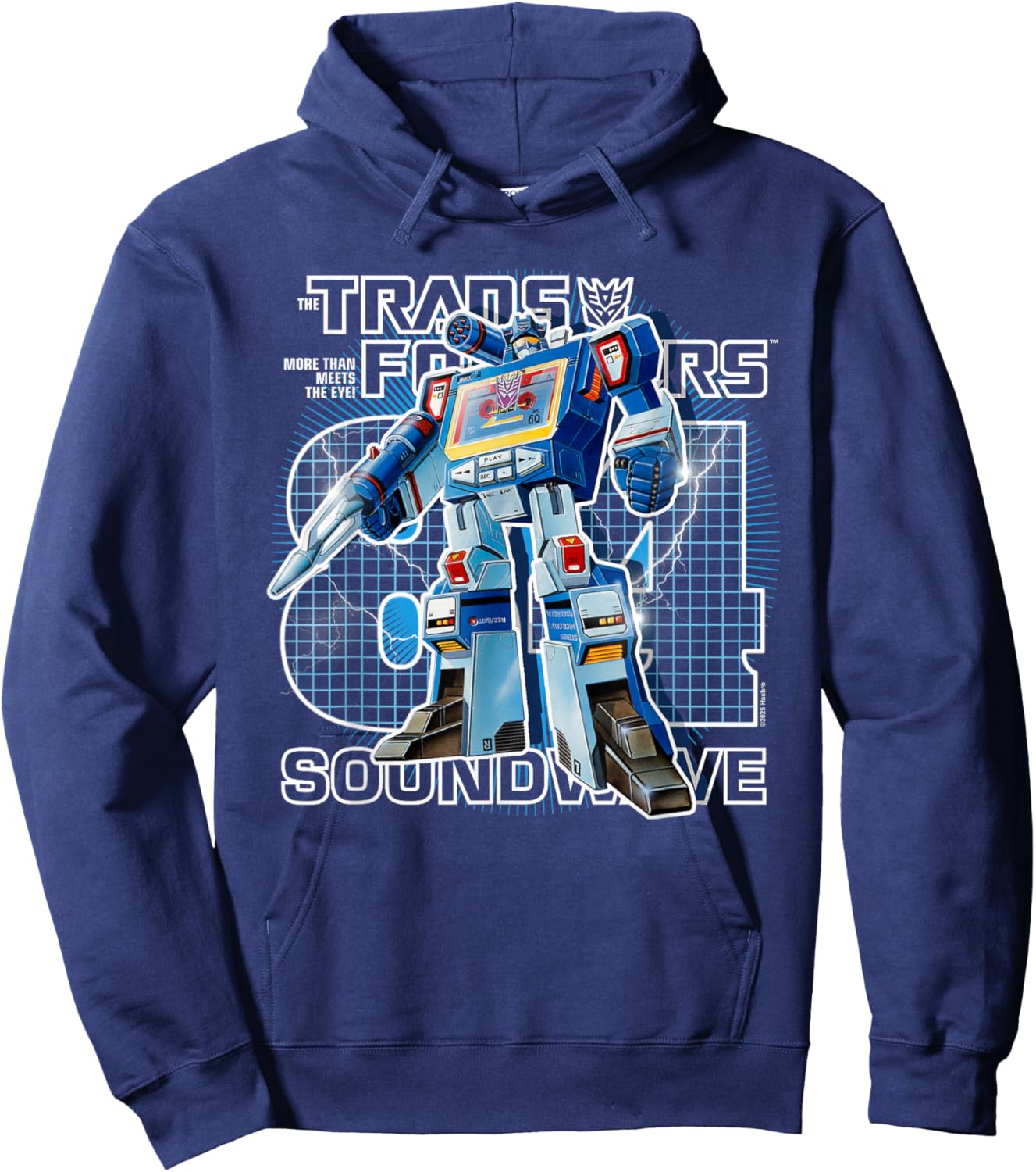 Transformers Retro Decepticon Soundwave 1984 Hoodie - Hoodie | Navy