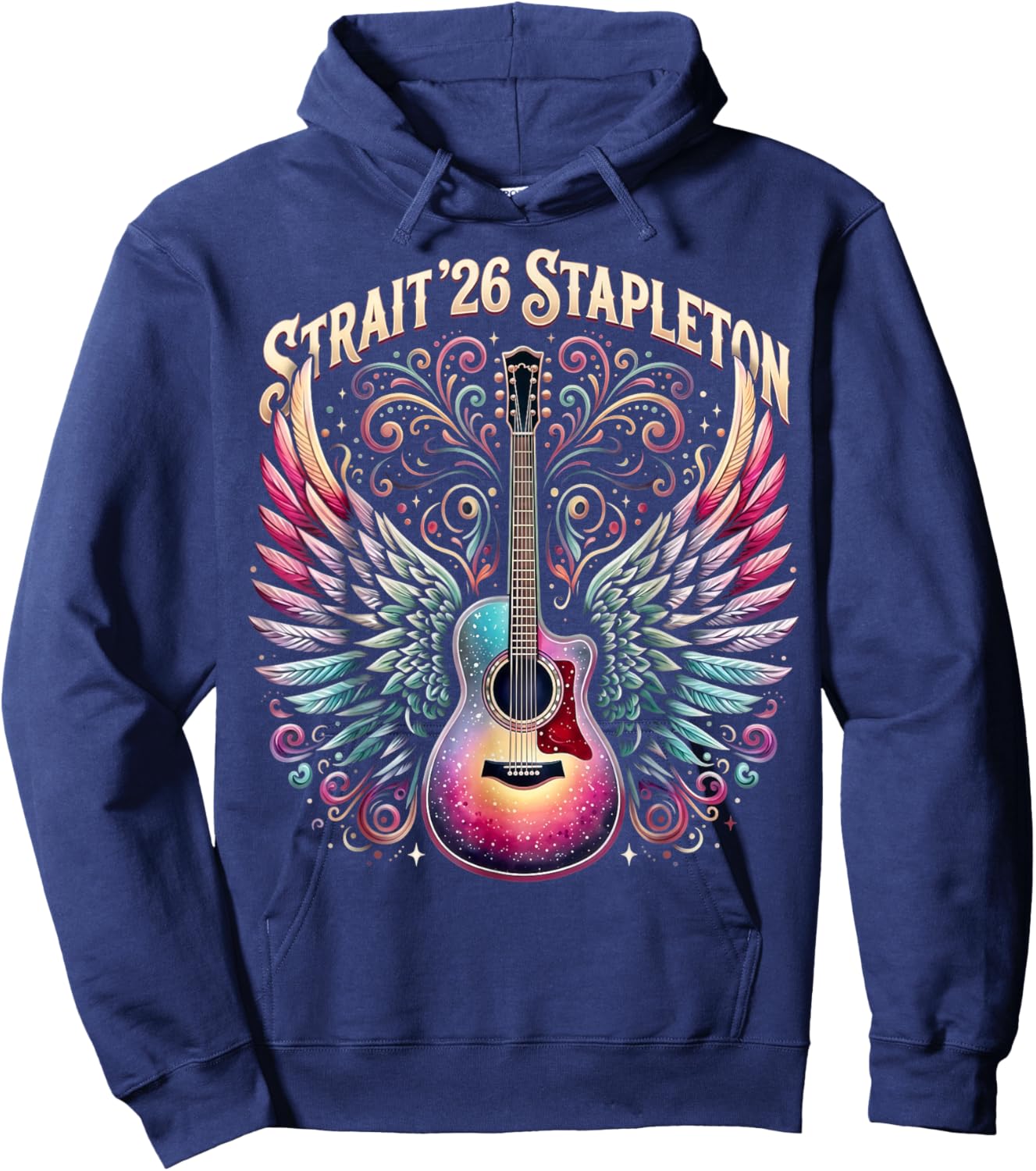 Vintage Strait Retro Gift Women Kid Hoodie - Hoodie | Navy