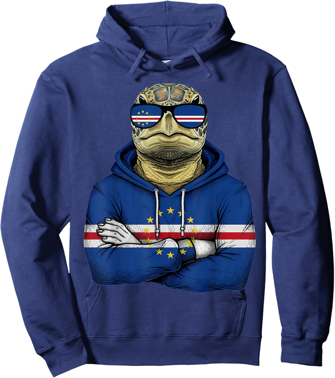 Cape Verde Flag Cabo Verde Cape Verdean Roots Hoodie - Hoodie | Navy