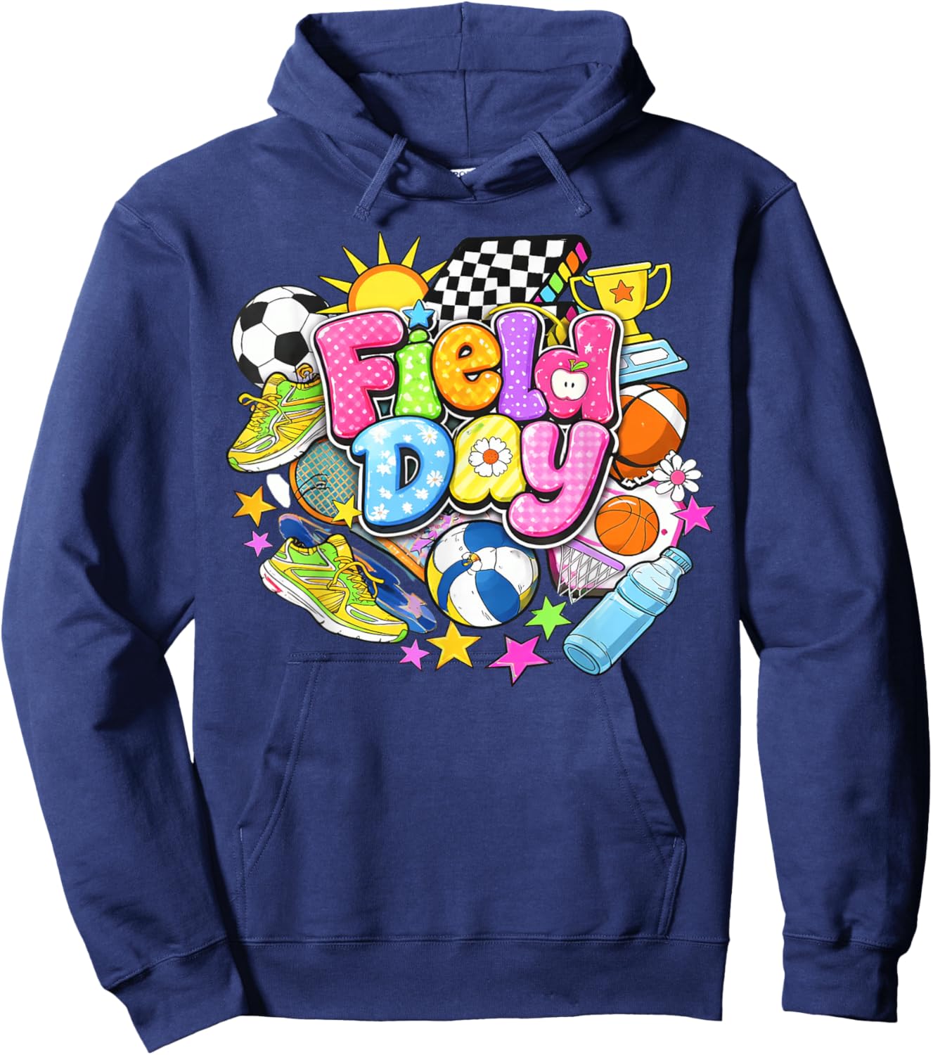 Field Day, Day Let The Games Begin Field Trip Hoodie - Hoodie | Navy