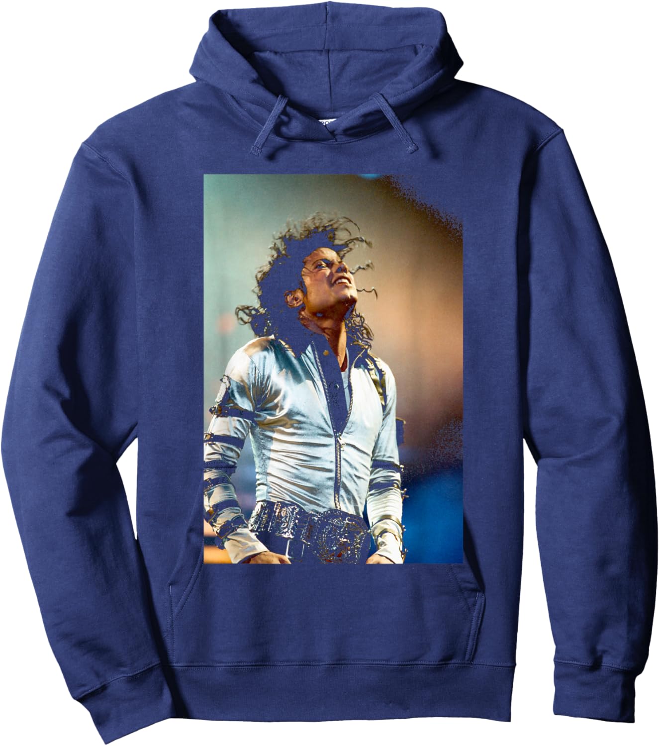 Michael Jackson Live On Stage Bad Tour 1988 Hoodie - Hoodie | Navy