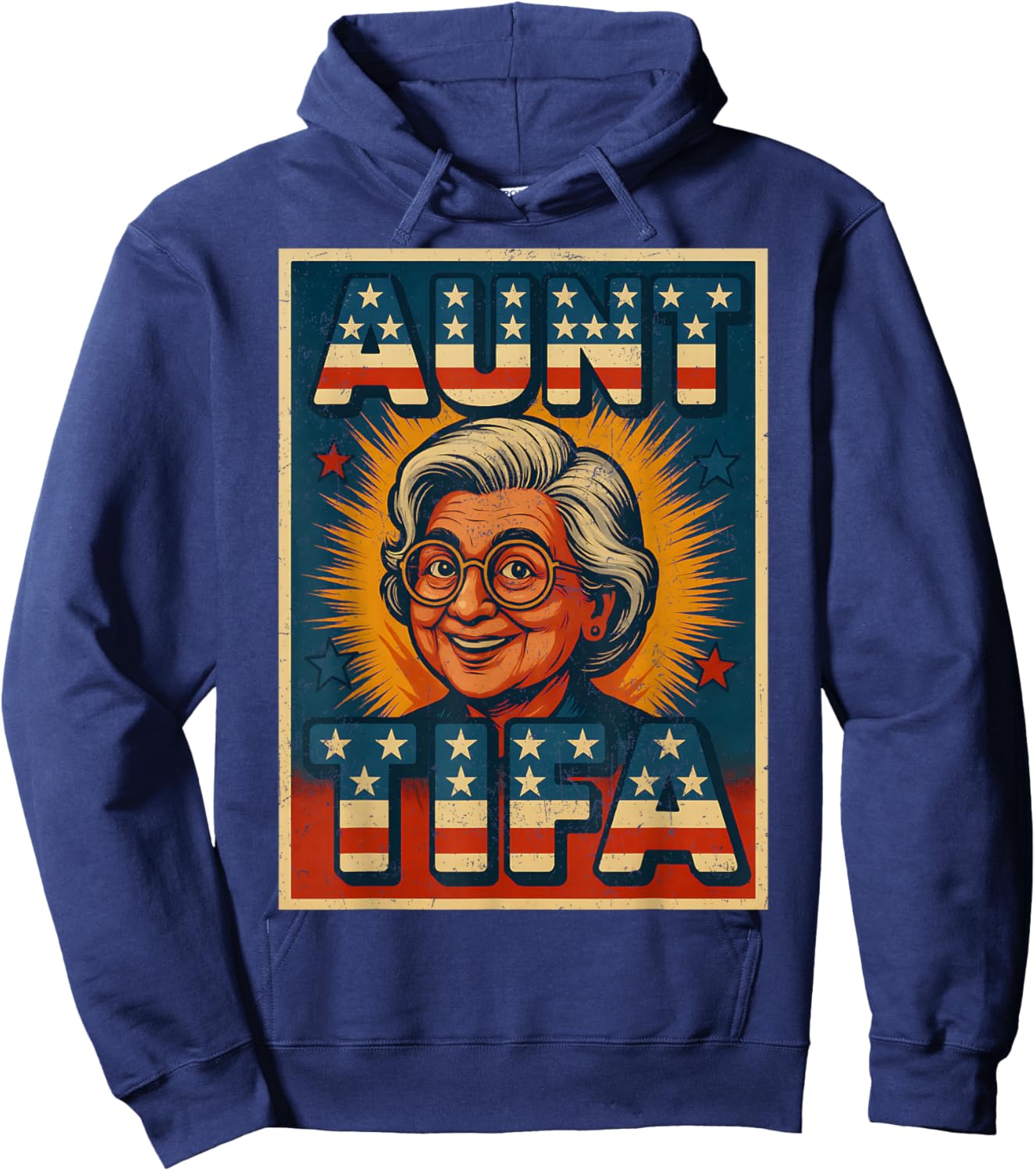 Aunt Tifa Shirt Aunt Tifa Funny Style Poster Hoodie - Hoodie | Navy