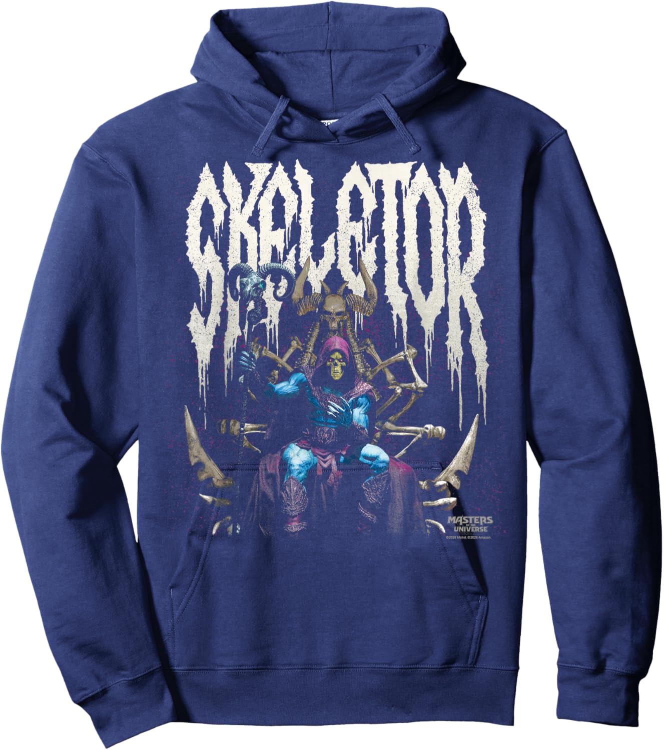 Masters of The Universe: Metal Skeletor Throne Hoodie - Hoodie | Navy