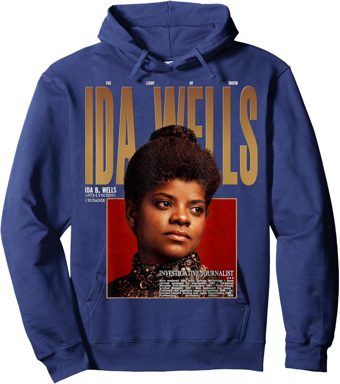 Ida B Wells Black Woman Leader Activist Legacy Hoodie - Hoodie | Navy