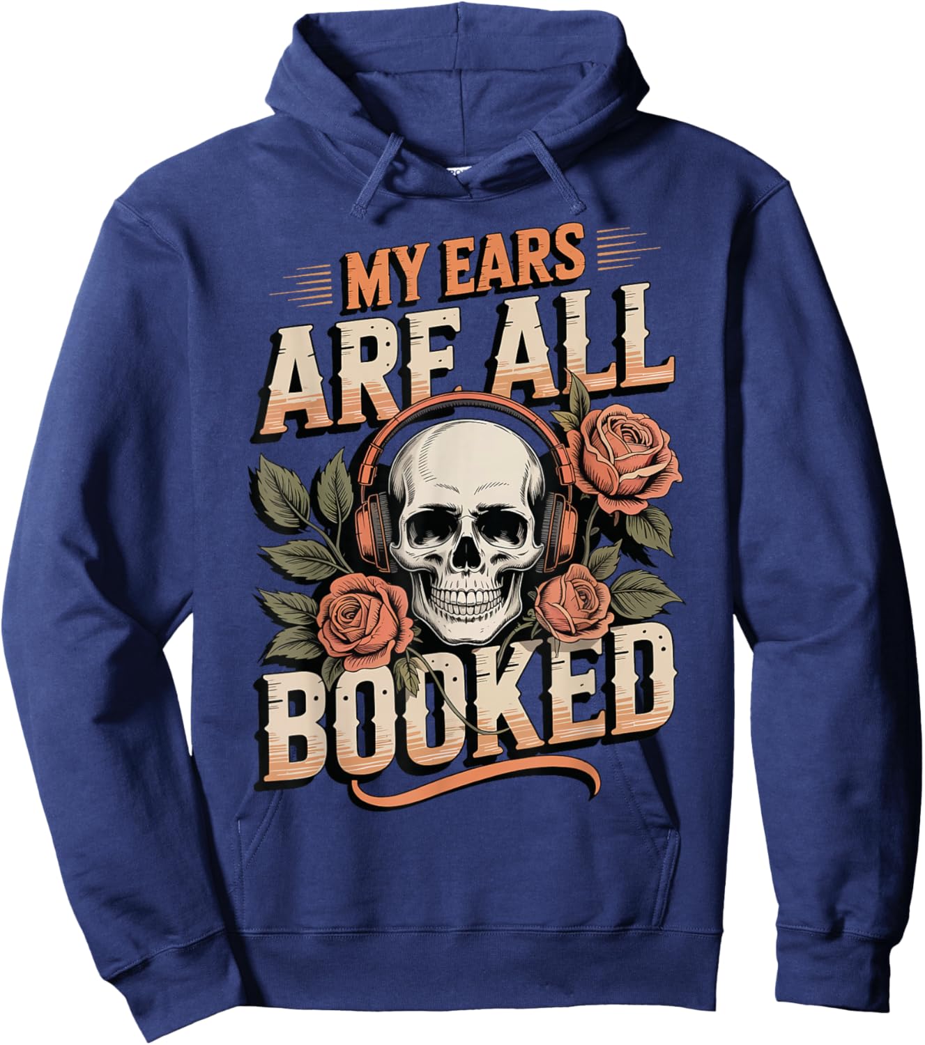 My Ears are All Booked Hoodie - Hoodie | Navy