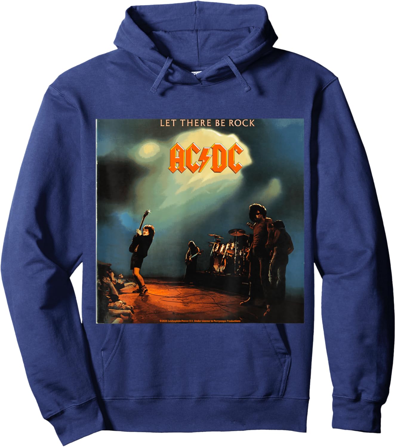 AC/DC Music Band Let There Be Rock Hoodie - Hoodie | Navy