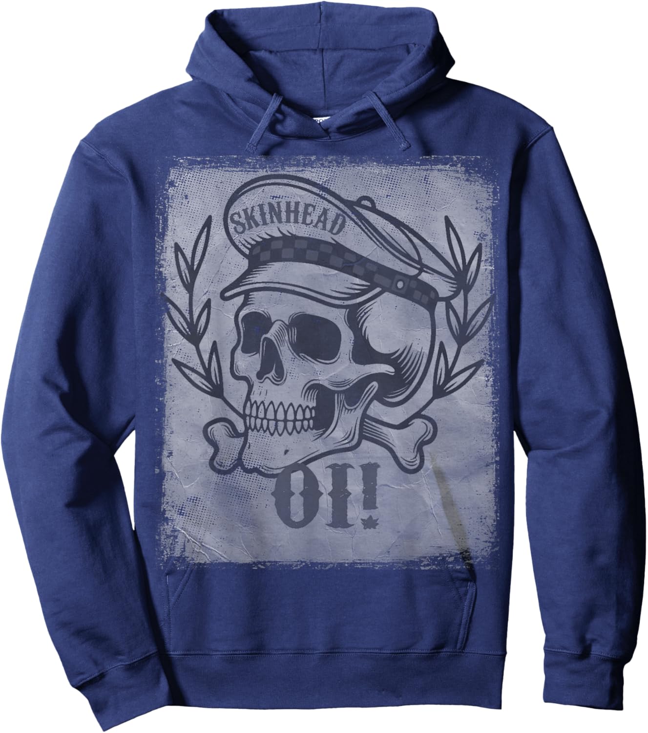 Traditional Oi Skinhead Punk-Rock Hoodie - Hoodie | Navy