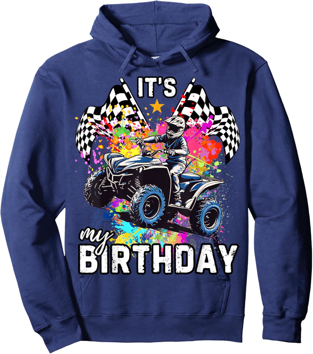 It's My ATV Birthday Hoodie - Hoodie | Navy