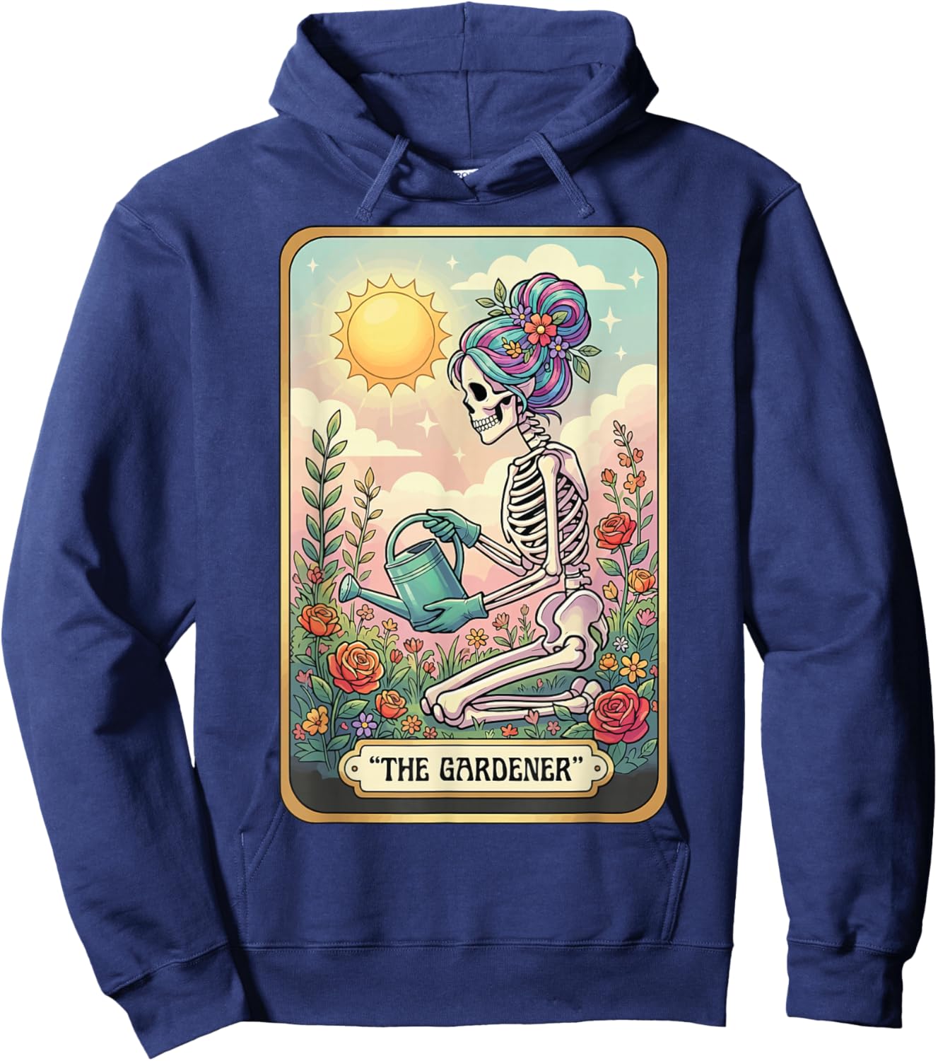 The Gardener Tarot Hoodie - Hoodie | Navy
