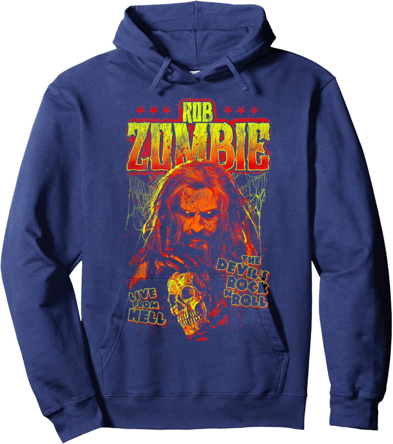 Rob Zombie Lemon Pop Live from Hell Hoodie - Hoodie | Navy