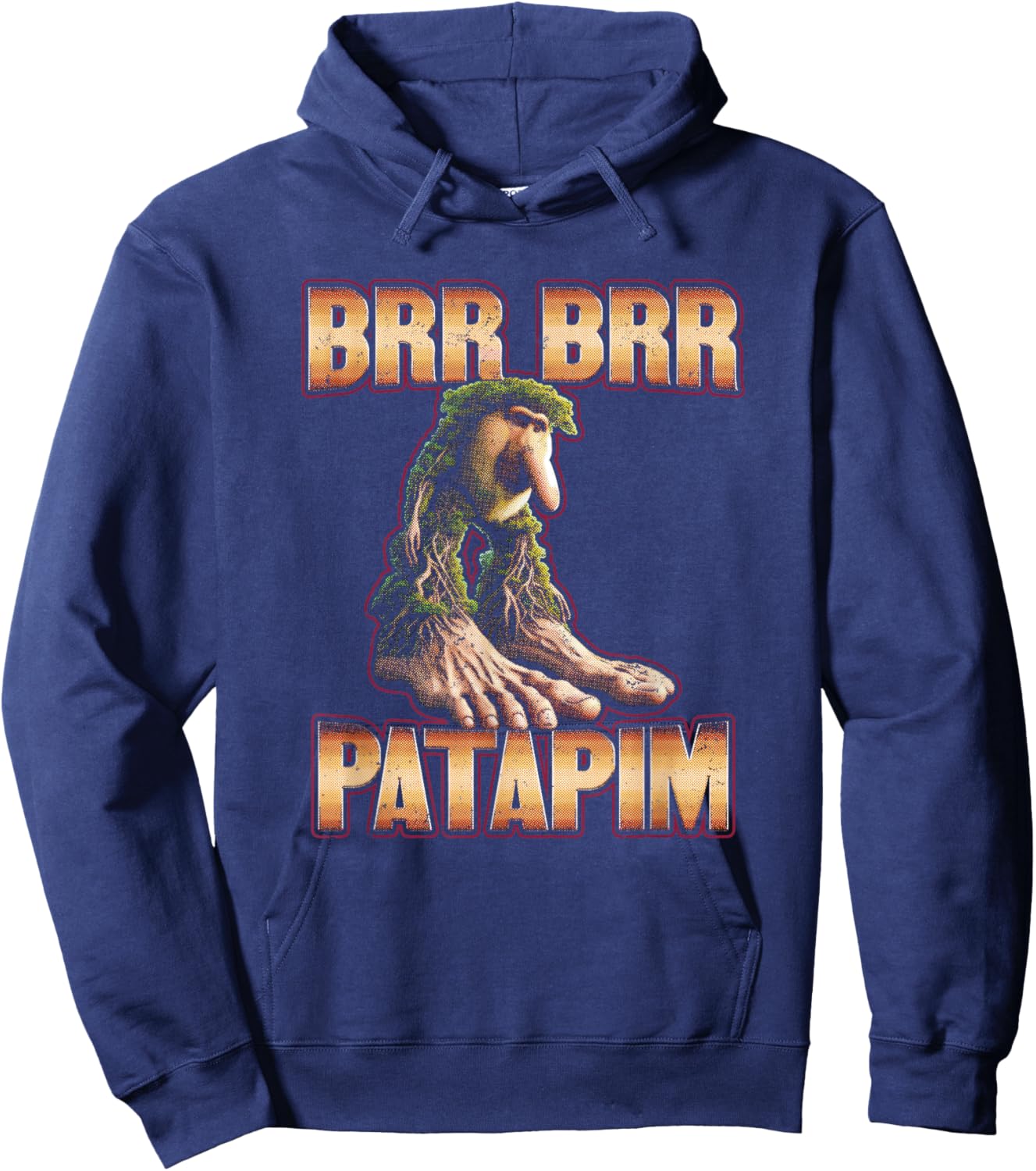BRR BRR Patapim Italian Brainrot Hoodie - Hoodie | Navy