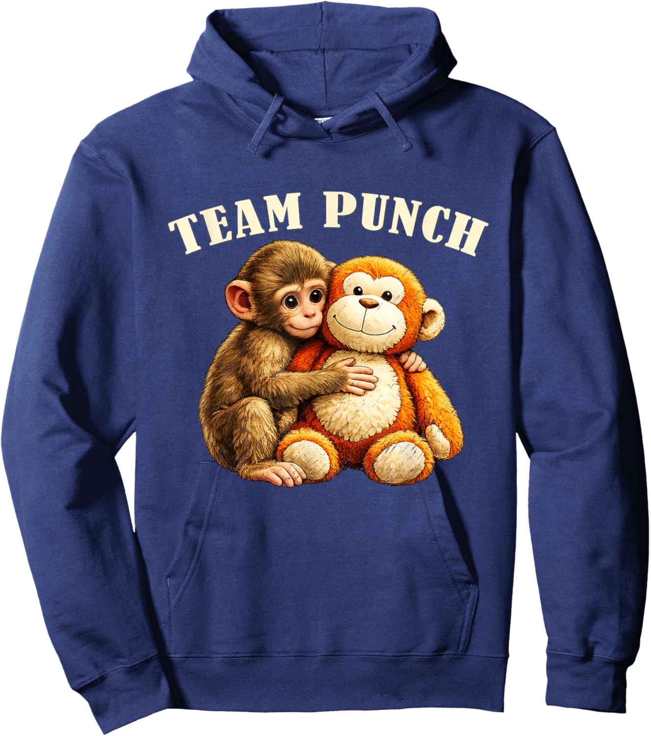 Baby Monkey Punch Team Punch Hoodie - Hoodie | Navy