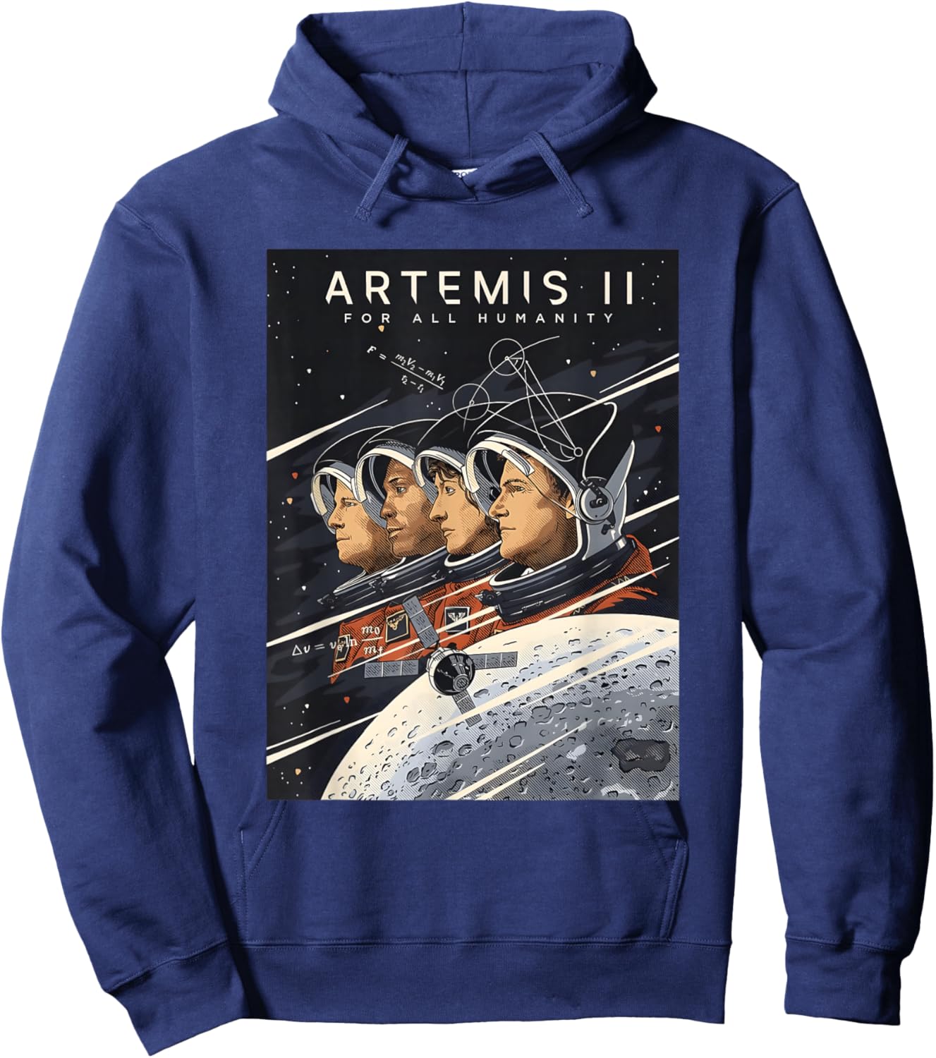 Artemis Launch Back to The Moon 2026 Hoodie - Hoodie | Navy