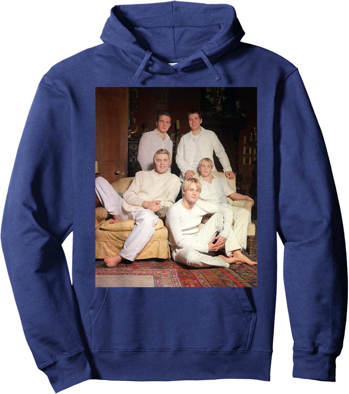 Westlife Castle Leslie Boy Band Photo Shoot Hoodie - Hoodie | Navy