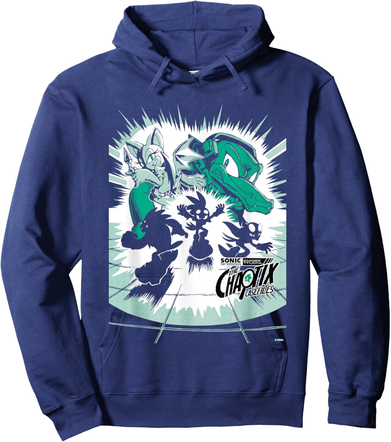 Sonic The Hedgehog Chaotix Casefiles Episode 2 Hoodie - Hoodie | Navy