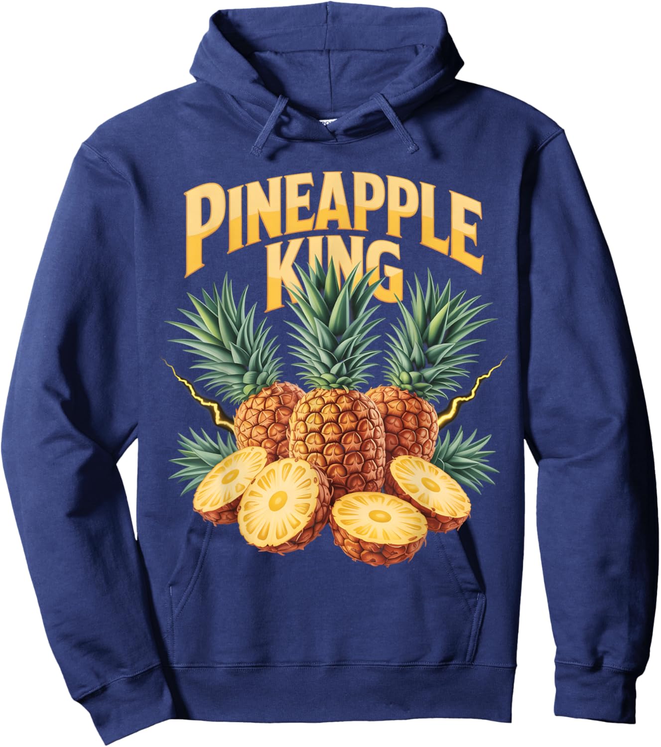 Pineapple King Hoodie - Hoodie | Navy