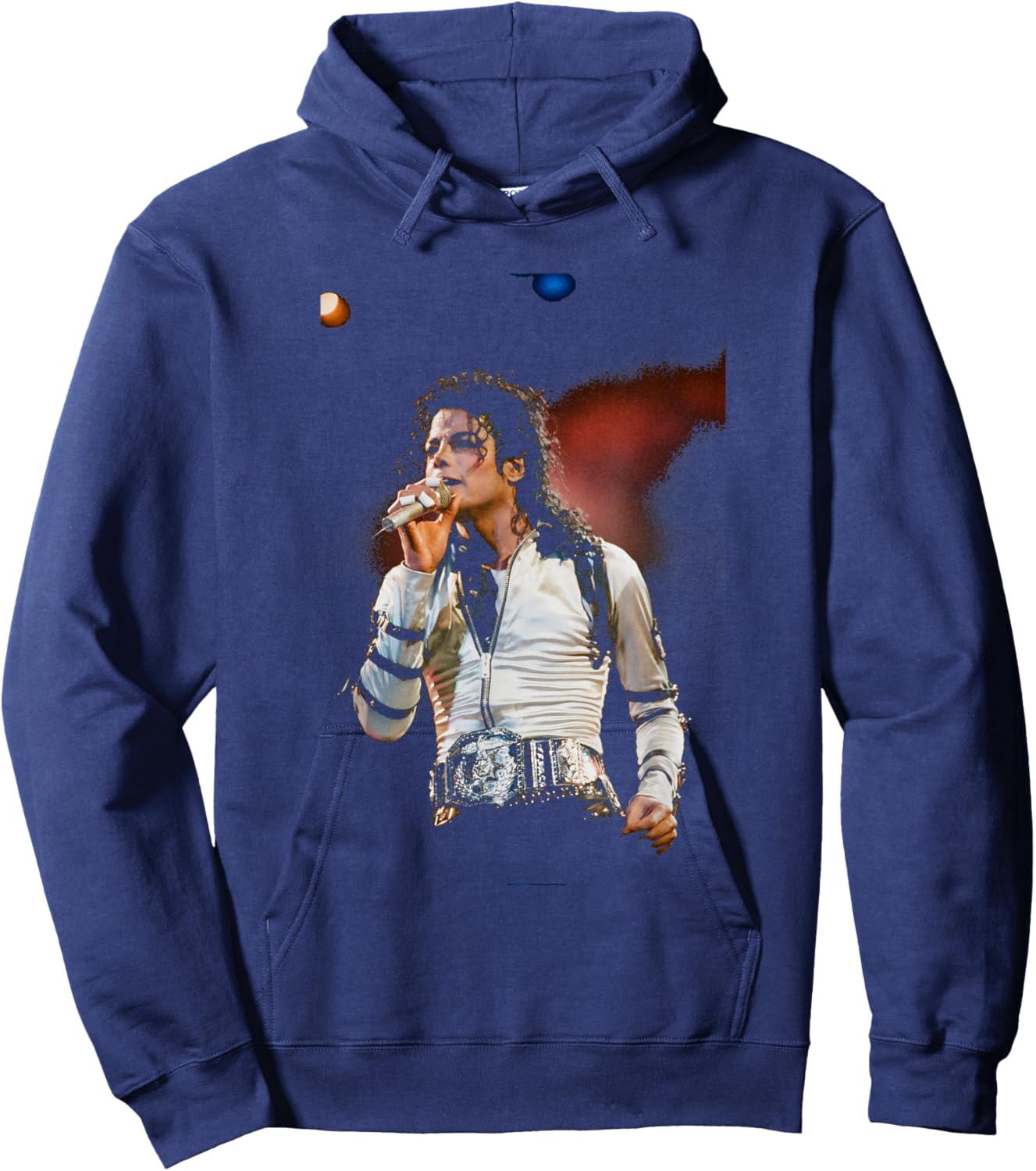 Michael Jackson Sings Live Bad Tour 1988 Hoodie - Hoodie | Navy