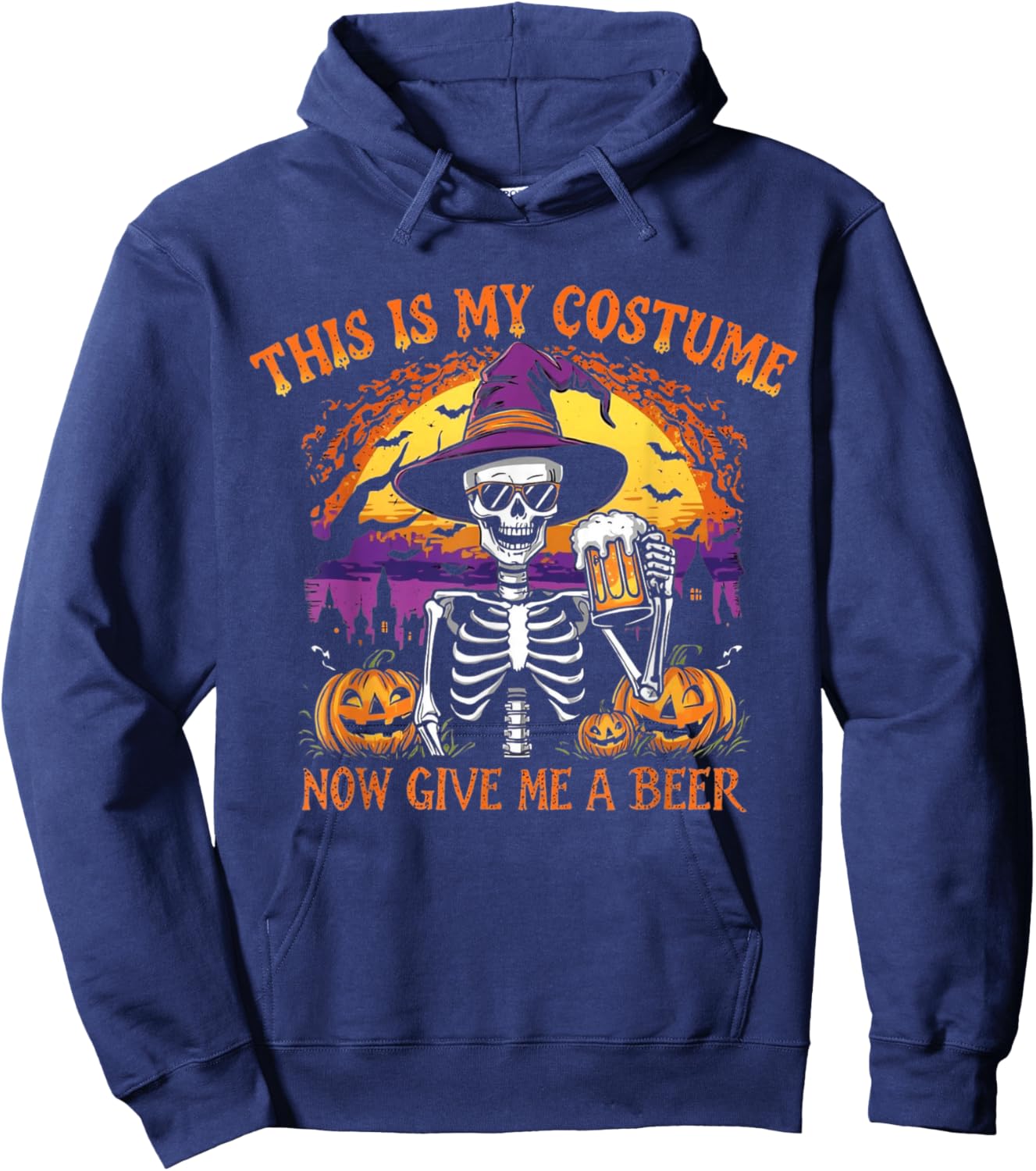 Funny This is My Halloween Costume Women 2025 Hoodie - Hoodie | Navy