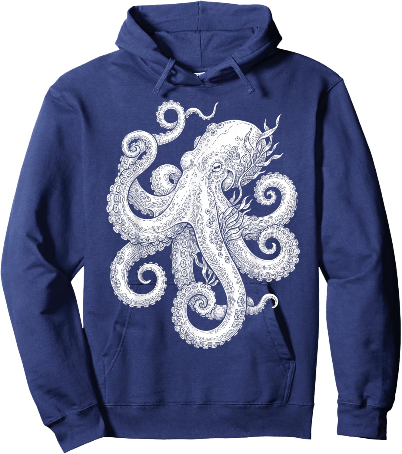 Octopus Cephalopod Nautical Creature Hoodie - Hoodie | Navy