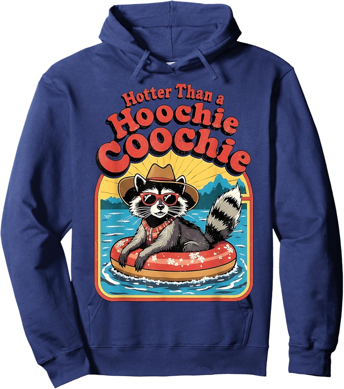 Funny Trash Panda Meme Hoodie - Hoodie | Navy
