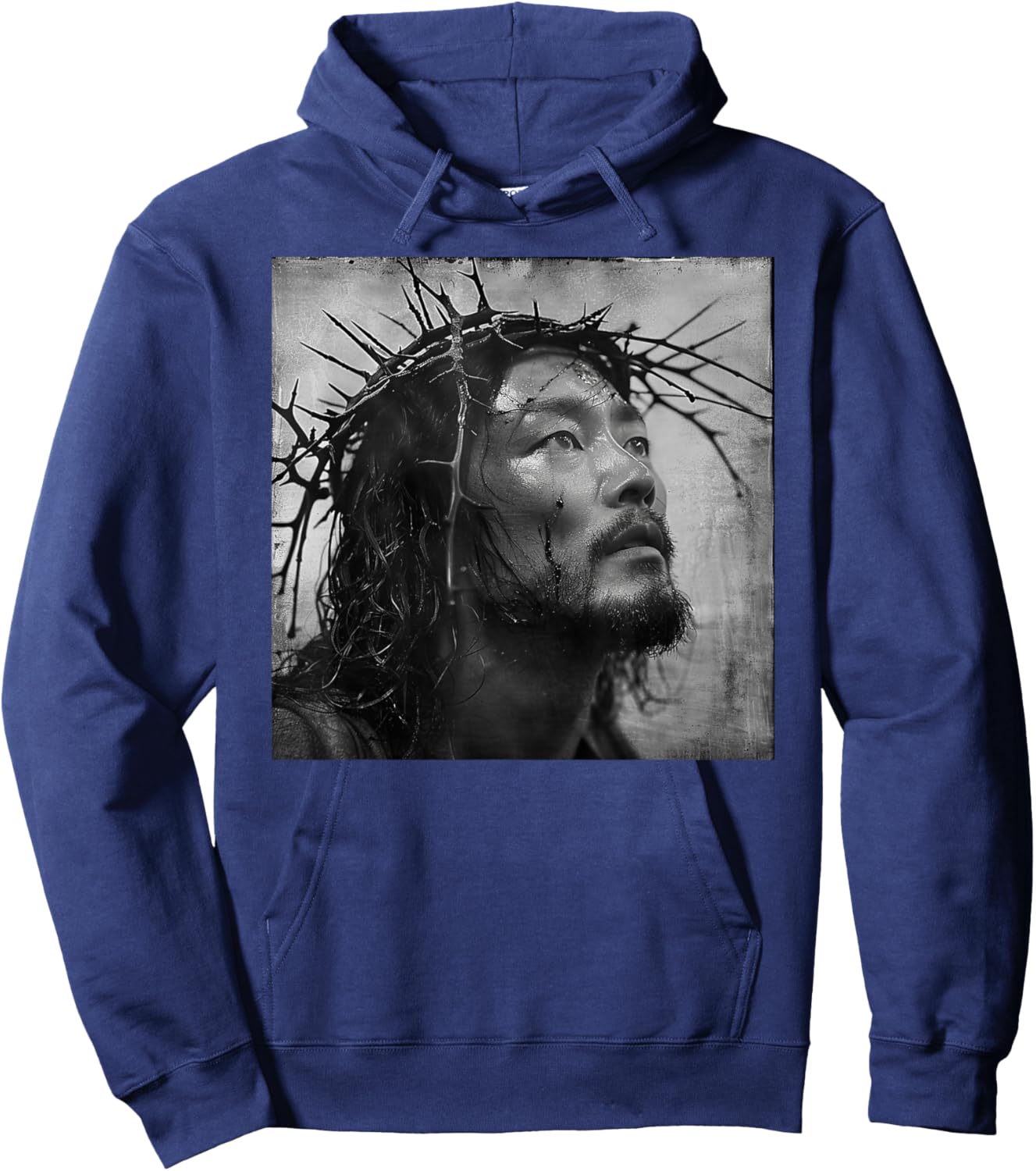Asian Jesus, Christianity, Church, Asia, Jesus Hoodie - Hoodie | Navy