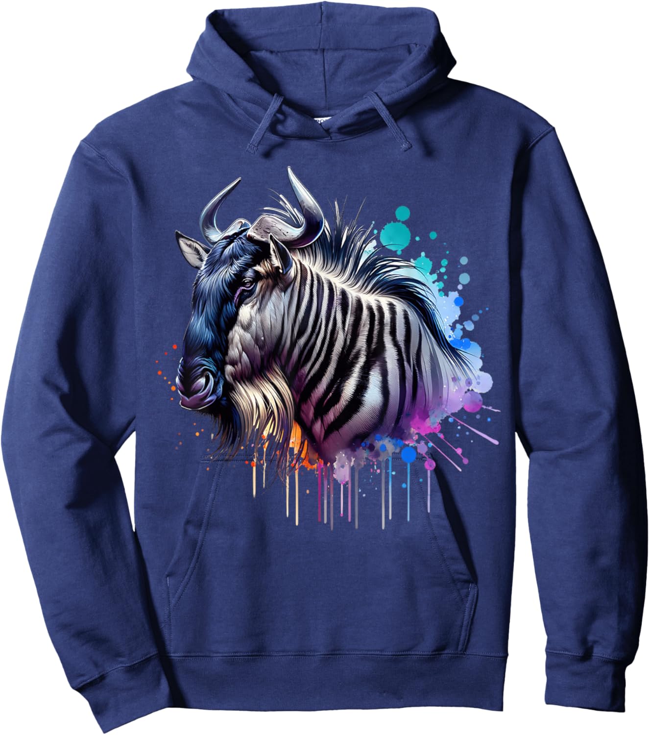 Wildebeest Hoodie - Hoodie | Navy