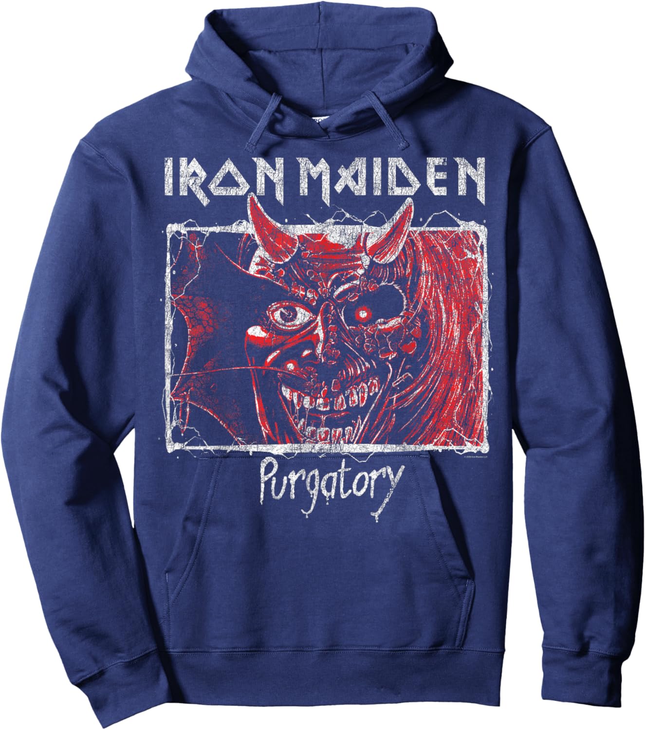 Iron Maiden - Purgatory Boxed Hoodie - Hoodie | Navy