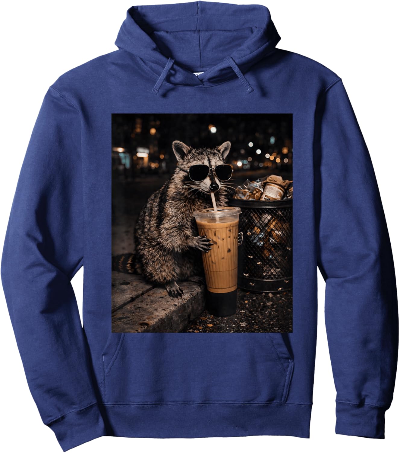 Sunglasses Caffeine Hoodie - Hoodie | Navy