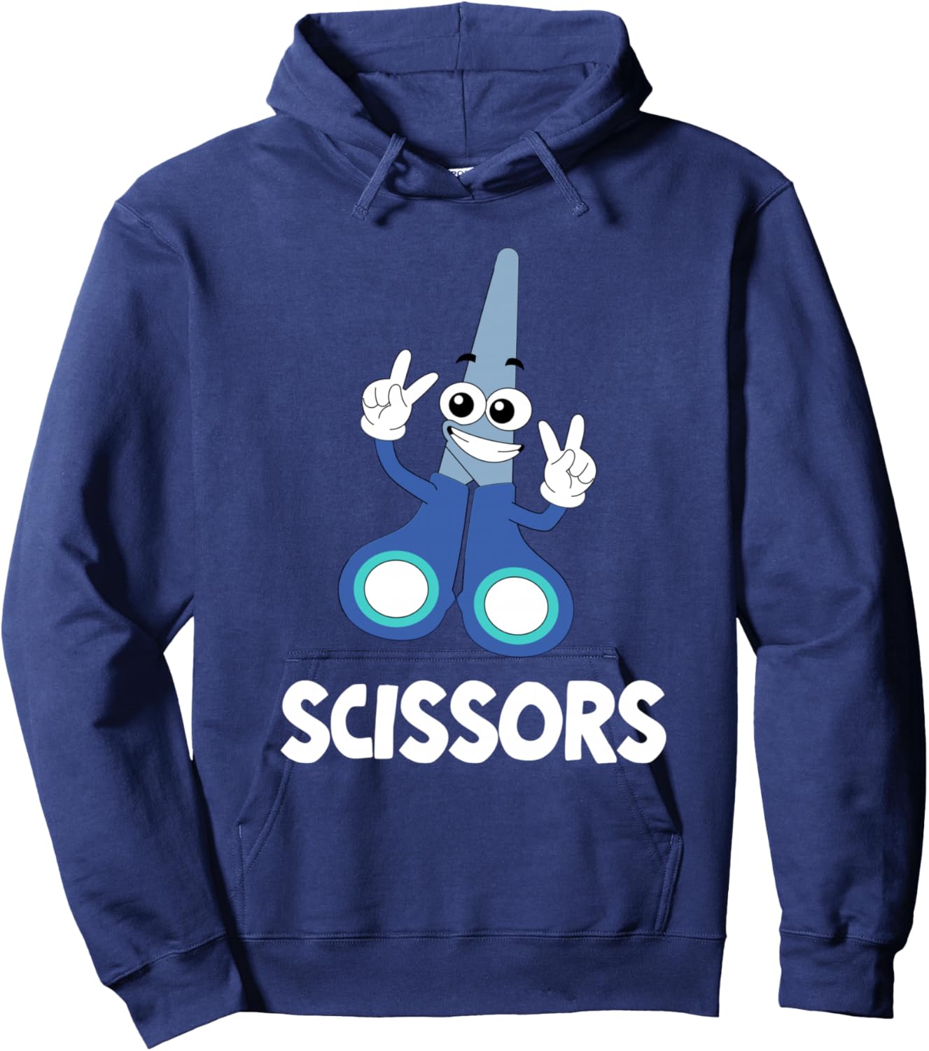 Rock Paper Scissors Group Halloween Costume Hoodie - Hoodie | Navy
