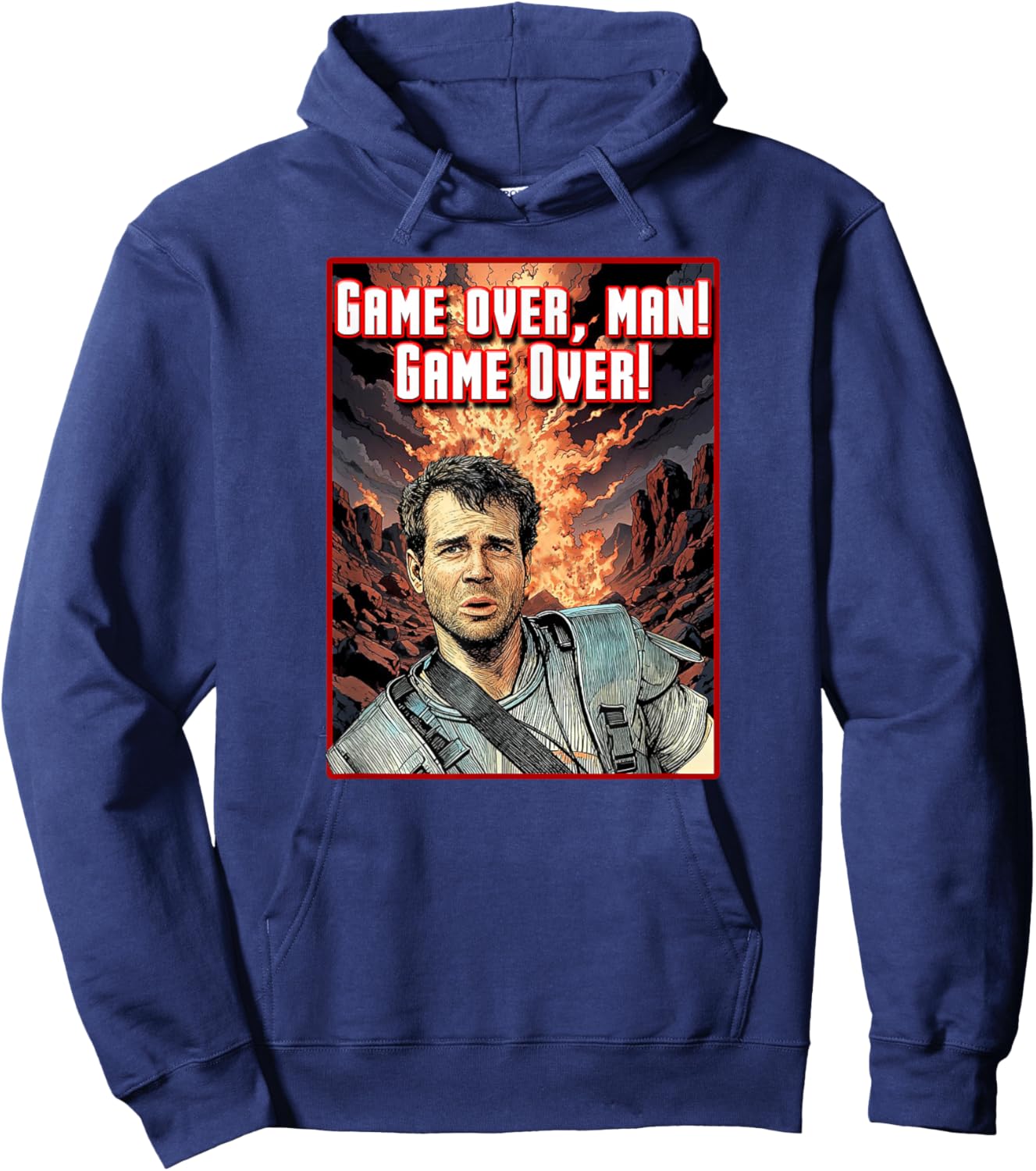 Game Over Man! Hoodie - Hoodie | Navy